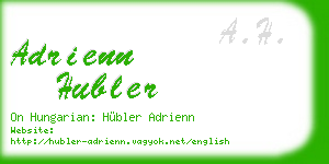 adrienn hubler business card