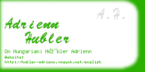 adrienn hubler business card